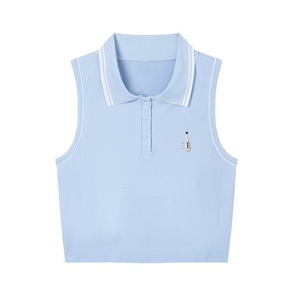 Sleeveless Polo