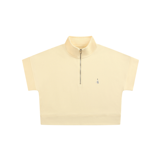 Cropped Quarter Zip