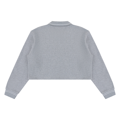 Crop Collared Pullover