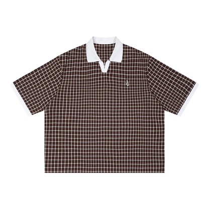 Plaid Polo