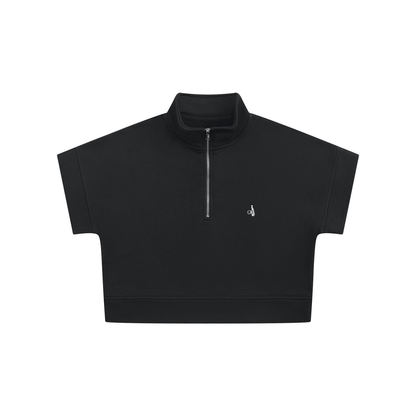 Cropped Quarter Zip