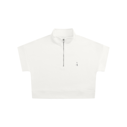 Cropped Quarter Zip