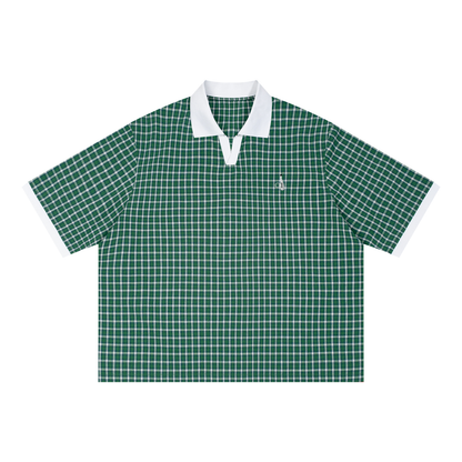 Plaid Polo