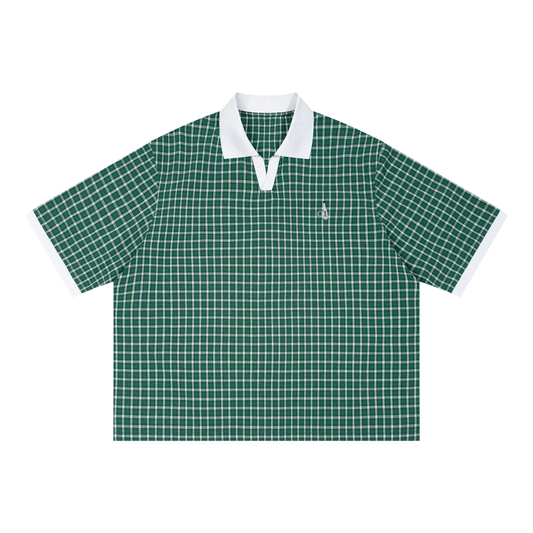 Plaid Polo