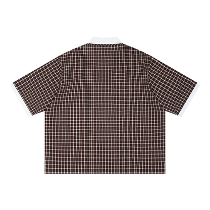Plaid Polo