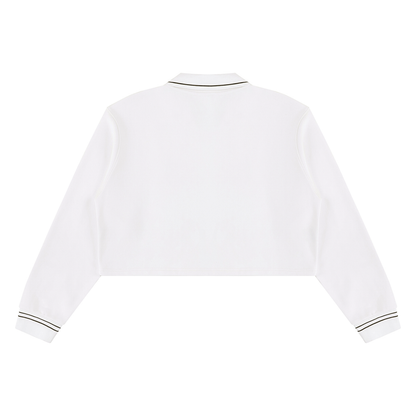 Crop Collared Pullover