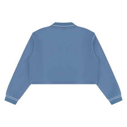 Crop Collared Pullover