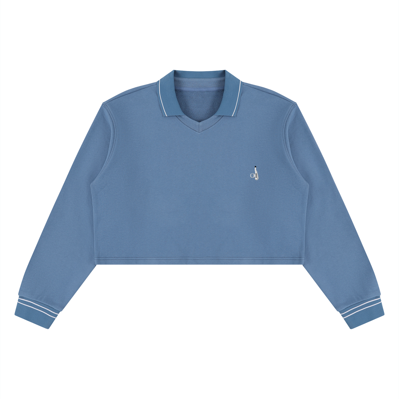 Crop Collared Pullover