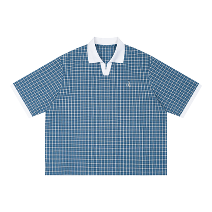 Plaid Polo