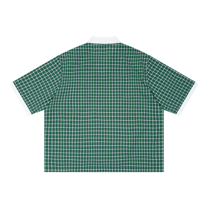 Plaid Polo